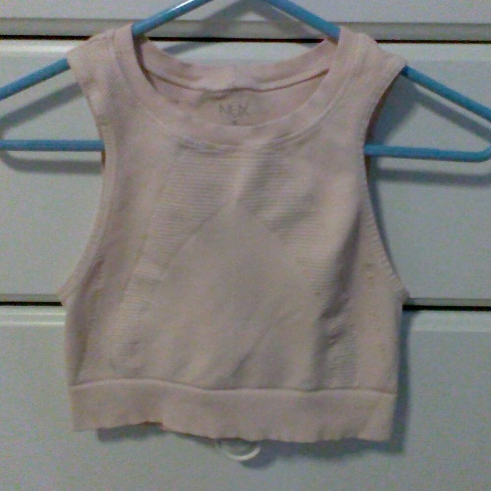Pink crop top